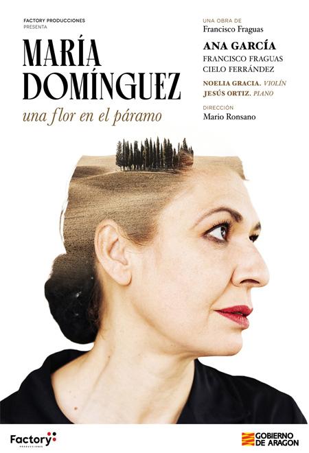 Tres actores y dos músicos aragoneses, ponen en escena la impresionante historia de María Domínguez, Alcaldesa de Gallur, siendo esta aragonesa la segunda Alcaldesa de España.