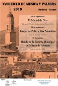 XVIII Ciclo de Música y Palabras de Molinos 