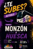 ¿Te subes? Autobús Monzón-Huesca